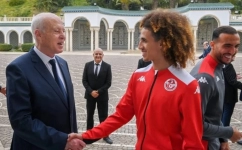 Tunisia face ban. Credit: Agency