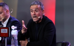 Spain's coach Luis Enrique.