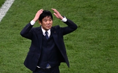 Japan coach Hajime Moriyasu: AFP