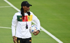 Cameroon coach Rigobert Song: AFP