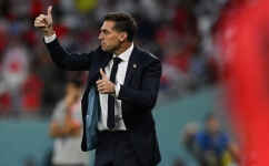 Uruguay coach Diego Alonso: AFP