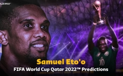 Cameroon legend and President of the Cameroonian Football Federation, Samuel Eto’o.