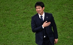 Japan coach Hajime Moriyasu: AFP