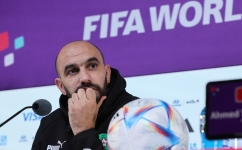 Morocco coach Walid Regragui: AFP