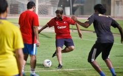 Abdulla Al Qahtani... supporting the World Cup as a protocol volunteer: SC