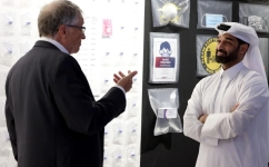 Bill Gates with H.E. Hassan Al Thawadi: SC