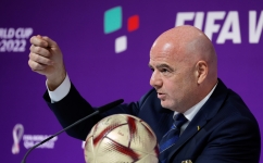 FIFA chief Gianni Infantino: AFP