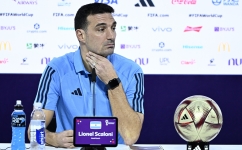 Lionel Scaloni: AFP