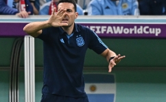 Lionel Scaloni: AFP/Anne-Christine Poujoulat