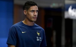 France's Raphael Varane arrives to give a press conference at the Jassim-bin-Hamad Stadium in Doha on December 12, 2022, in the build-up to the Qatar 2022 semi final match against Morocco. (Photo by FRANCK FIFE / AFP)