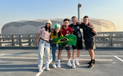 Ossy Marwah, Ben Black, Mercedes Roa, Gabi Martins and Ruben Slot ... once-in-a-lifetime opportunity: SC