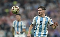 Julian Alvarez: AFP/Juan Mabromata