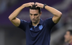 Argentina coach Lionel Scaloni : AFP