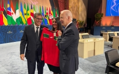 US President Joe Biden and Moroccan Prime Minister Aziz Akhannouch: AGENCY