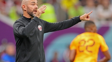 Qatar coach Felix Sanchez: AFP
