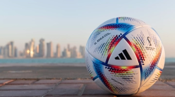 The Al Rihla -  the match ball for the FIFA World Cup Qatar 2022.