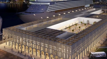 The Grand Cruise Terminal.  (Visual rendering).