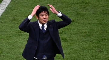 Japan coach Hajime Moriyasu: AFP