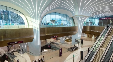 The Msheireb metro interchange in Doha.