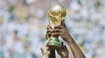 The FIFA World Cup trophy.