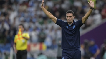Argentina coach Lionel Scaloni: AFP