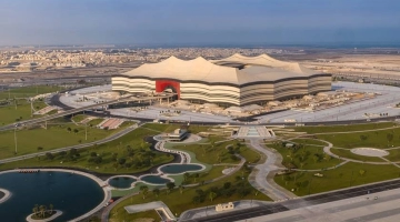 Al Bayt Stadium. Credit: QNA