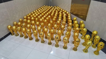 Fake World Cup trophies