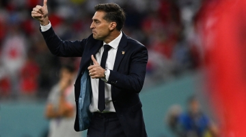 Uruguay coach Diego Alonso: AFP