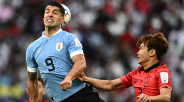 The Uruguay vs South Korea match, which ended in a goalless draw, was the first World Cup game that did not even see a single shot on target in the 21st century: AFP/Jewel Samad