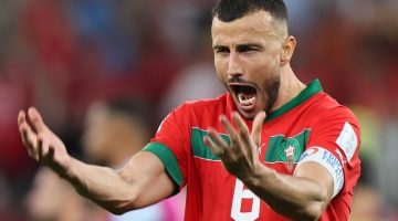 Morocco captain Romain Saiss: AFP