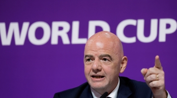 FIFA chief Gianni Infantino: AFP
