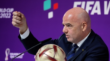 FIFA chief Gianni Infantino: AFP