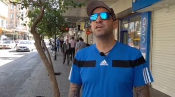 Santiago Sanchez Cogedor left his hometown near Madrid in January, hoping to reach Qatar in time for the World Cup [File: AP Photo]