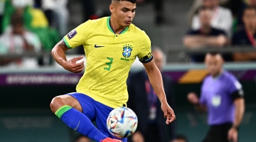 Brazil captain Thiago Silva in action against Croatia: AFP