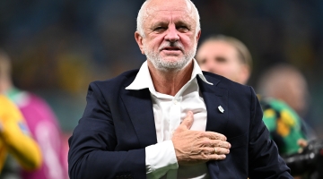 Australia coach Graham Arnold: AFP