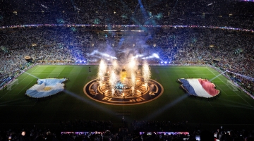 Qatar Airways presented the medals and individual awards to Argentina after their historic 4-2 victory on penalties over 2018 champions, France.