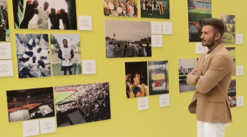 David Beckham tested some of the services that are available to fans with different needs and abilities.