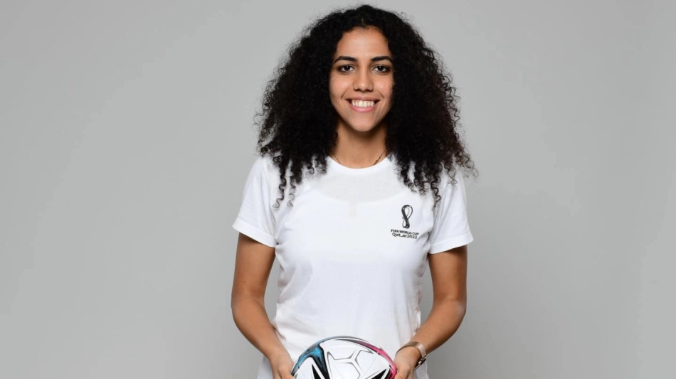 FIFA World Cup Ambassador Sara Essam.
