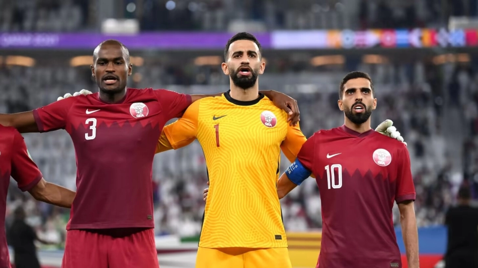 The Qatari national football team - The Al Annabi.