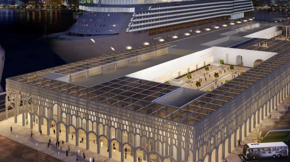 The Grand Cruise Terminal.  (Visual rendering).