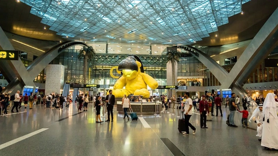Hamad International Airport.