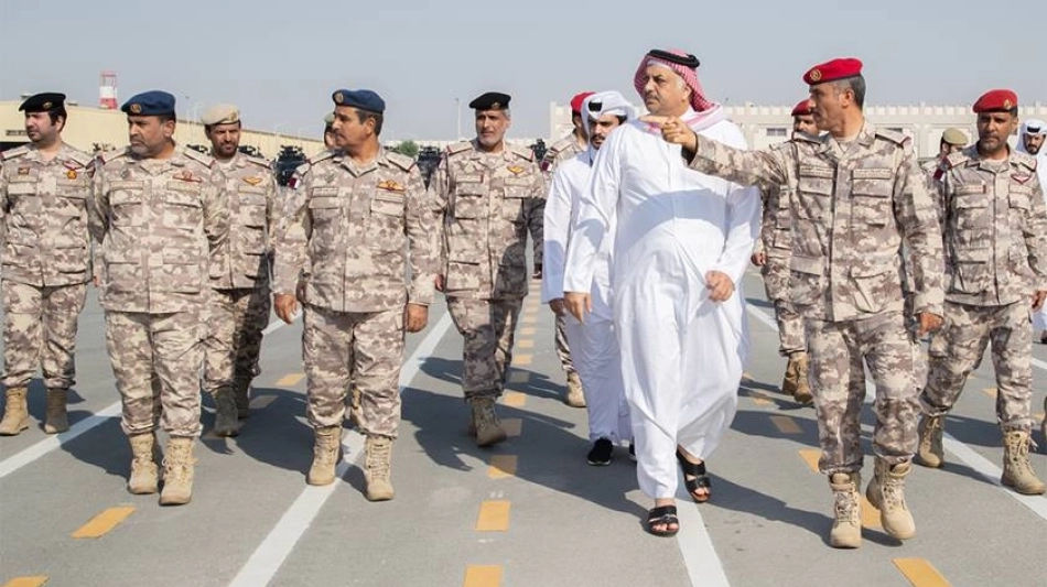 HE Dr. Khalid bin Mohammed Al Attiyah during the tour