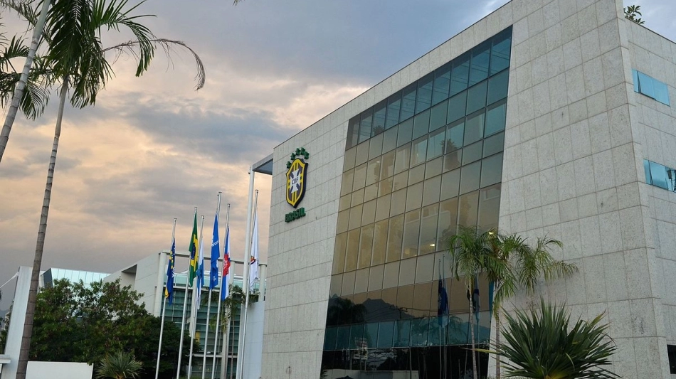 Brazilian Football Confederation headquarter building in Rio de Janeiro, Brazil.