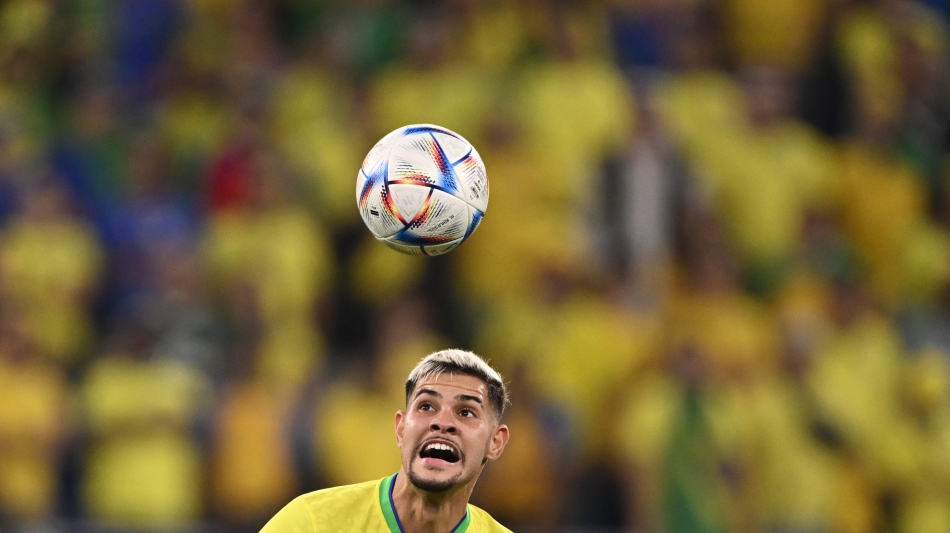 Brazil’s Bruno Guimaraes in action against Switzerland: AFP/Fabrice Coffrini