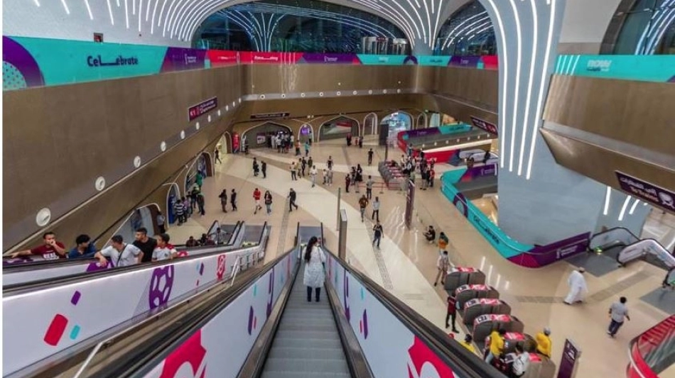 The total number of metro users during the tournament opening on Nov. 20 reached roughly 544,962 passengers.