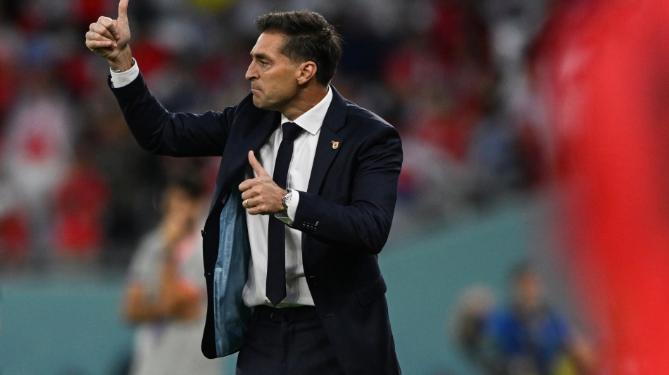 Uruguay coach Diego Alonso: AFP