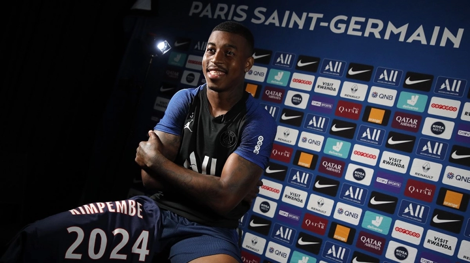France and PSG defender Presnel Kimpembe.
