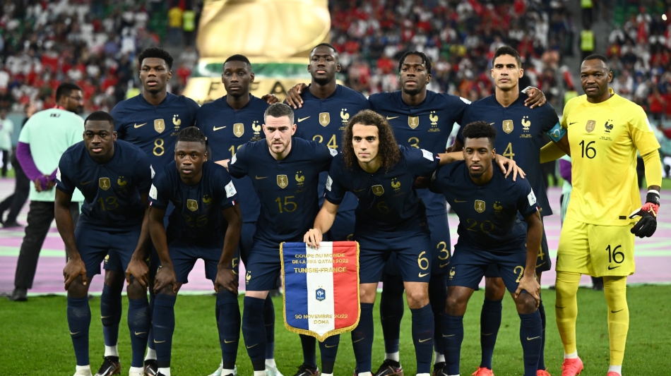 The France team: AFP