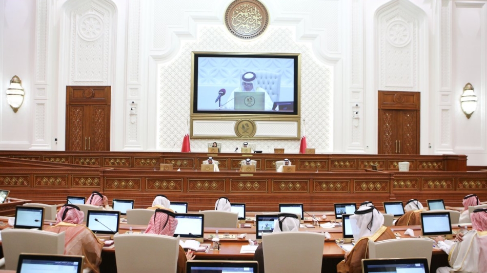 The Shura Council during their weekly session in Doha on Monday.