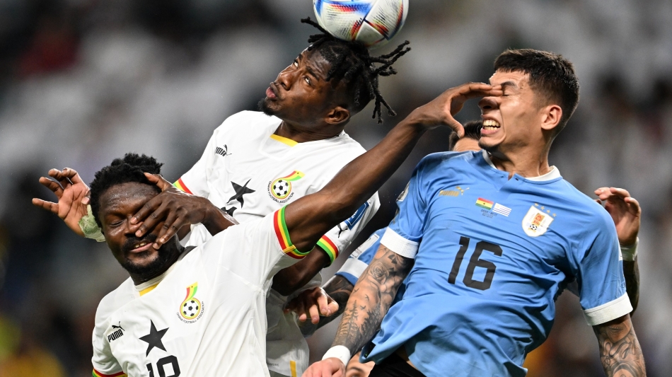 Uruguay and Ghana both bowed out of the tournament: AFP